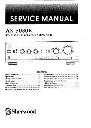 Сервисная инструкция Sherwood AX-5030R ― Manual-Shop.ru