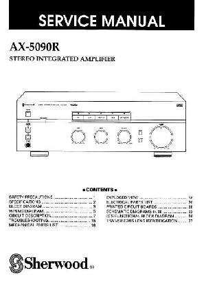 Сервисная инструкция Sherwood AX-5090R ― Manual-Shop.ru