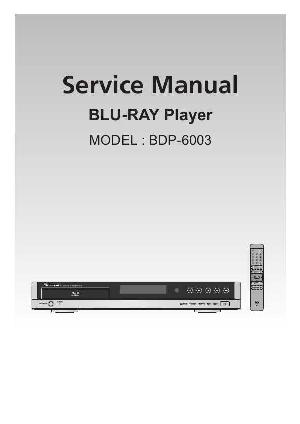 Сервисная инструкция SHERWOOD BDP-6003 ― Manual-Shop.ru