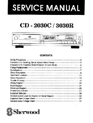 Service manual Sherwood CD-2030C, CD-2030R ― Manual-Shop.ru