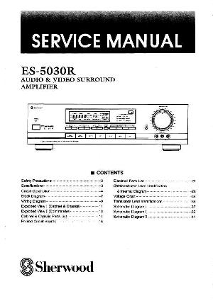 Сервисная инструкция Sherwood ES-5030R ― Manual-Shop.ru