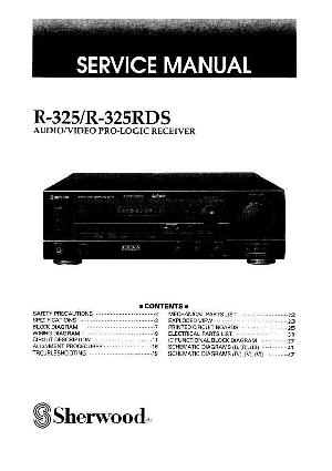 Сервисная инструкция Sherwood R-325, R-325RDS ― Manual-Shop.ru