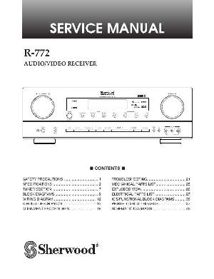 Сервисная инструкция Sherwood R-772 ― Manual-Shop.ru