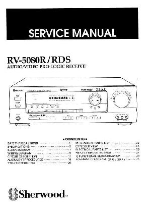 Сервисная инструкция Sherwood RV-5080R, RDS ― Manual-Shop.ru