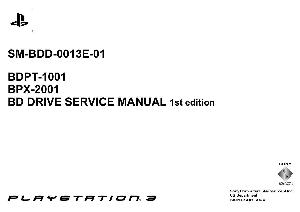 Service manual Sony BDPT-1001, BPX-2001 BD-DRIVE ― Manual-Shop.ru