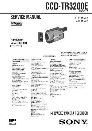 Сервисная инструкция Sony CCD-TR3200E ― Manual-Shop.ru