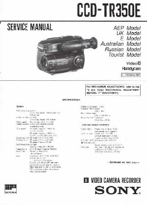 Сервисная инструкция Sony CCD-TR350E ― Manual-Shop.ru