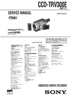 Сервисная инструкция Sony CCD-TRV300E ― Manual-Shop.ru