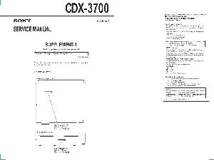 Сервисная инструкция Sony CDX-3700 ― Manual-Shop.ru