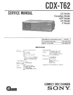 Service manual Sony CDX-T62 ― Manual-Shop.ru