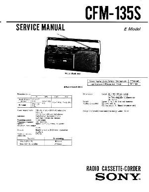 Service manual Sony CFM-135S ― Manual-Shop.ru
