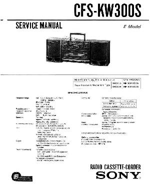 Service manual Sony CFS-KW300S  ― Manual-Shop.ru