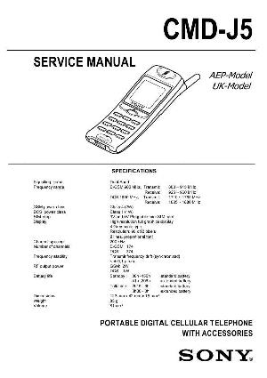Сервисная инструкция Sony CMD-J5 ― Manual-Shop.ru