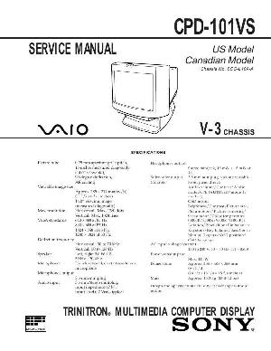 Service manual Sony CPD-101VS (V-3 chassis) ― Manual-Shop.ru