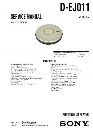 Service manual Sony D-EJ011  ― Manual-Shop.ru