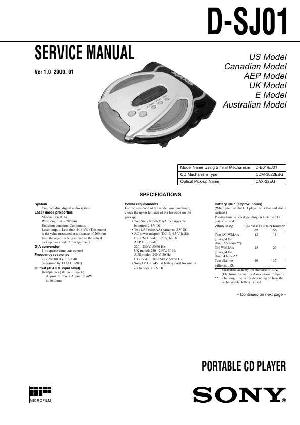 Service manual Sony D-SJ01 ― Manual-Shop.ru