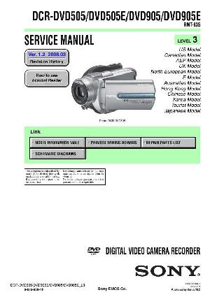 Service manual Sony DCR-DVD505E, DCR-DVD905E level.3 ― Manual-Shop.ru