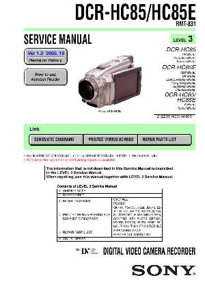Service manual Sony DCR-HC85E, LVL3 ― Manual-Shop.ru