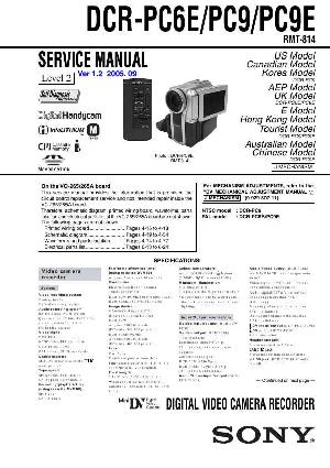 Сервисная инструкция Sony DCR-PC6E, DCR-PC9, DCR-PC9E Level 2 ― Manual-Shop.ru