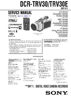 Сервисная инструкция Sony DCR-TRV30E LVL2 ― Manual-Shop.ru