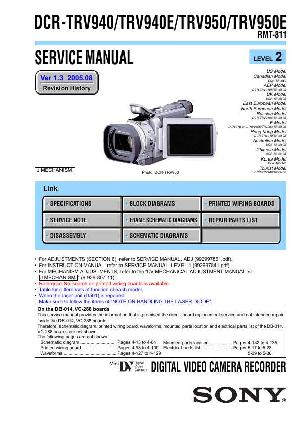 Сервисная инструкция Sony DCR-TRV940E, DCR-TRV950E (Level 2) ― Manual-Shop.ru