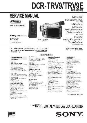 Service manual Sony DCR-TRV9E, DCR-TRV9 ― Manual-Shop.ru