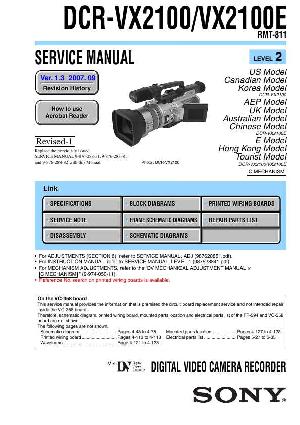 Сервисная инструкция Sony DCR-VX2100, DCR-VX2100E, Level 2 ― Manual-Shop.ru