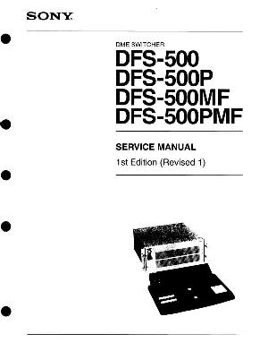Service manual Sony DFS-500 ― Manual-Shop.ru