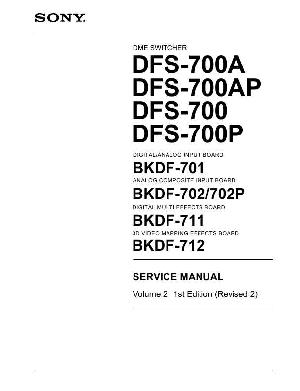 Service manual Sony DFS-700, DFS-700P, VOL.2 ― Manual-Shop.ru