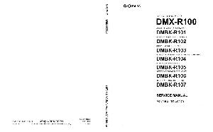 Сервисная инструкция Sony DMX-R100 (VOLUME 2) ― Manual-Shop.ru