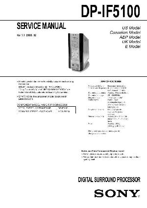 Сервисная инструкция Sony DP-IF5100 (MDR-DS5100) ― Manual-Shop.ru