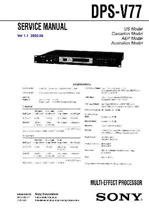 Сервисная инструкция Sony DPS-V77 ― Manual-Shop.ru
