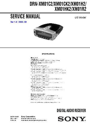 Сервисная инструкция Sony DRN-XM01C2, DRN-XM01CK2 ― Manual-Shop.ru