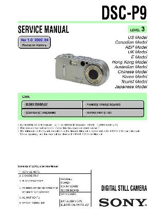 Сервисная инструкция Sony DSC-P9, Level 3 ― Manual-Shop.ru