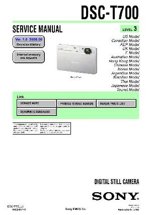 Сервисная инструкция Sony DSC-T700 Level 3 ― Manual-Shop.ru