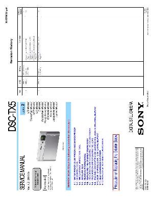 Service manual Sony DSC-TX5, LVL2 ― Manual-Shop.ru