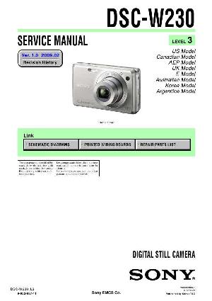 Сервисная инструкция Sony DSC-W230, LVL3 ― Manual-Shop.ru