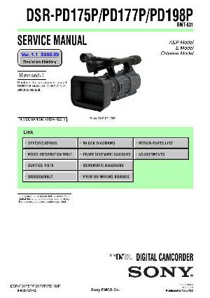 Сервисная инструкция Sony DSR-PD175P, DSR-PD177P, DSR-PD198P  ― Manual-Shop.ru