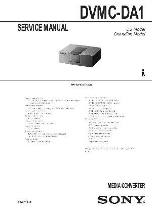 Сервисная инструкция Sony DVMC-DA1 ― Manual-Shop.ru