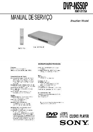 Сервисная инструкция Sony DVP-NS50P  ― Manual-Shop.ru
