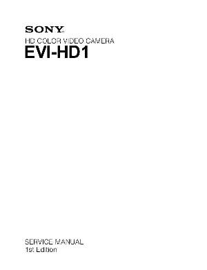 Сервисная инструкция Sony EVI-HD1 ― Manual-Shop.ru