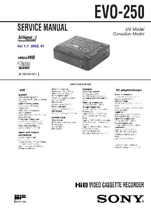 Service manual Sony EVO-250 ― Manual-Shop.ru