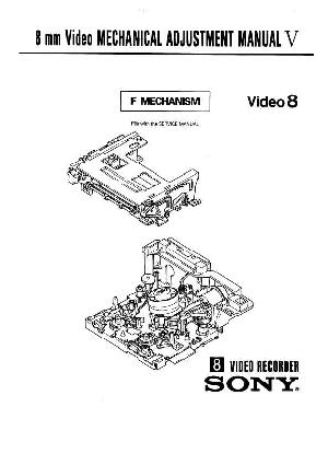Сервисная инструкция Sony F-MECHANISM (8 VIDEO RECORDER) ― Manual-Shop.ru