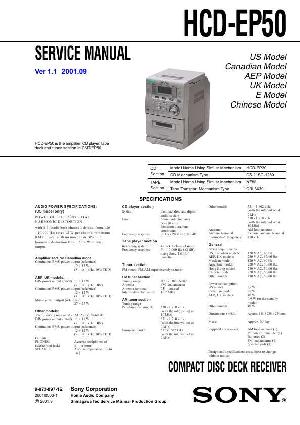 Сервисная инструкция Sony HCD-EP50 (CMT-EP50) ― Manual-Shop.ru