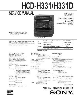 Сервисная инструкция Sony HCD-H331, HCD-H331D ― Manual-Shop.ru