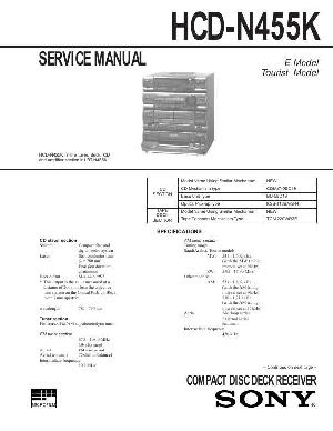 Сервисная инструкция Sony HCD-N455K  ― Manual-Shop.ru