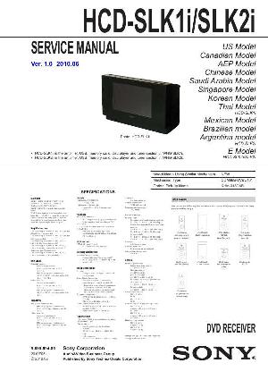 Сервисная инструкция Sony HCD-SLK1I, HCD-SLK2I ― Manual-Shop.ru