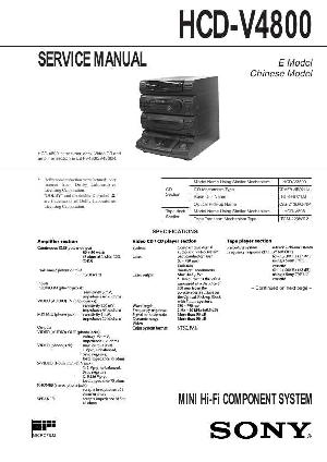 Сервисная инструкция Sony HCD-V4800 (LBT-V4800) ― Manual-Shop.ru