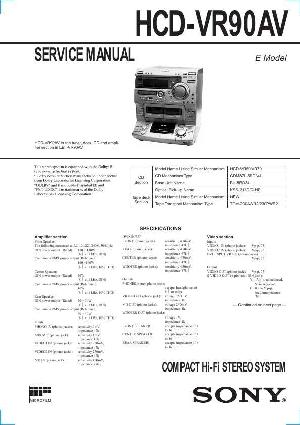 Сервисная инструкция Sony HCD-VR90AV (LBT-VR90AV) ― Manual-Shop.ru