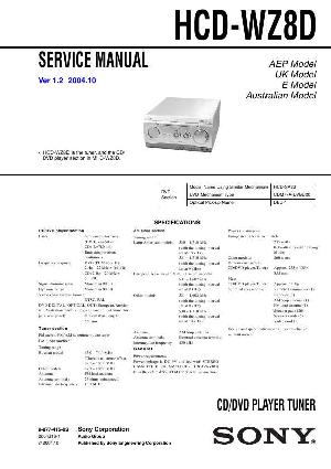 Сервисная инструкция Sony HCD-WZ8D (MHC-WZ8D) ― Manual-Shop.ru